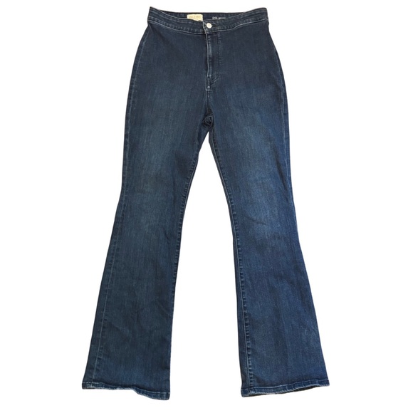 Anthropologie Pilcro High-Rise Flare Jeans Size 29 Retro Boho Bell Bottom - Picture 1 of 6